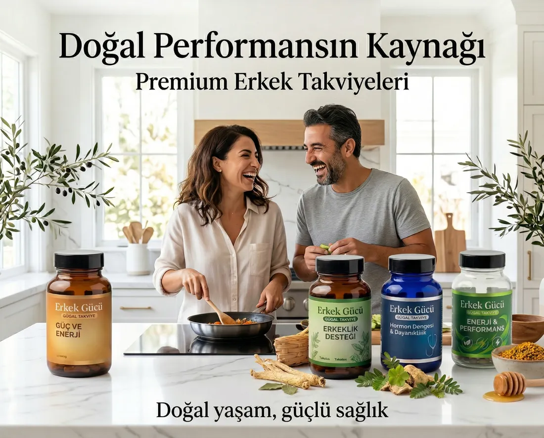 Erkek dayanıklılığı için bitkisel takviye desteği