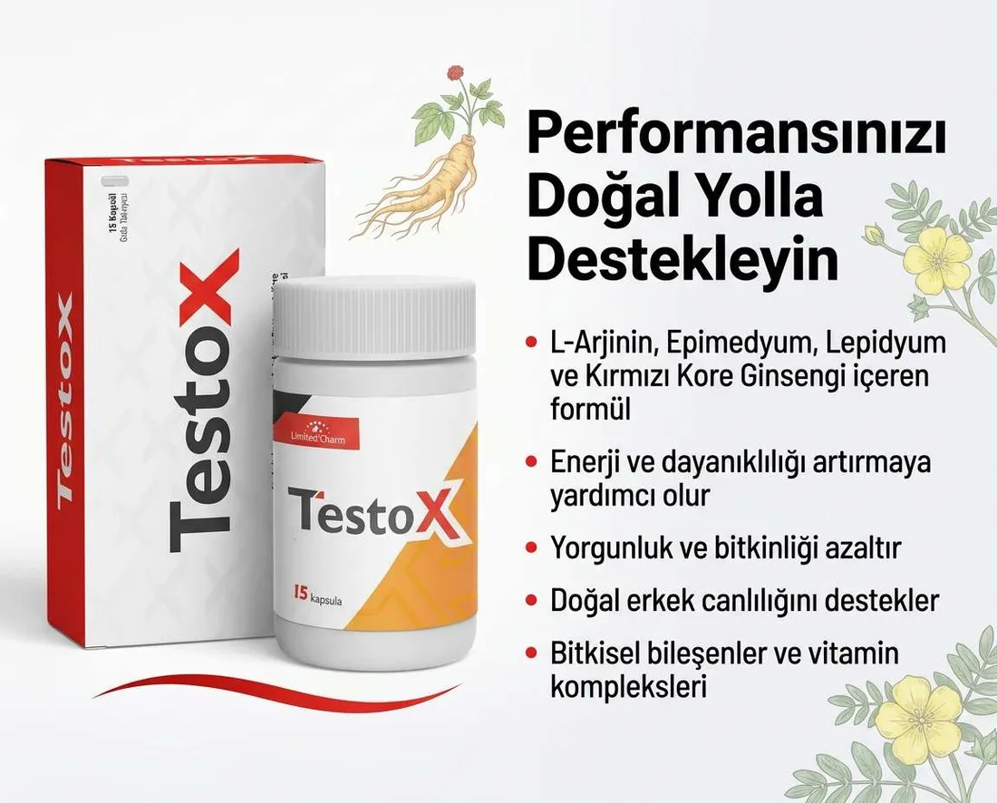 TestoX ile enerji ve dayanıklılık desteği