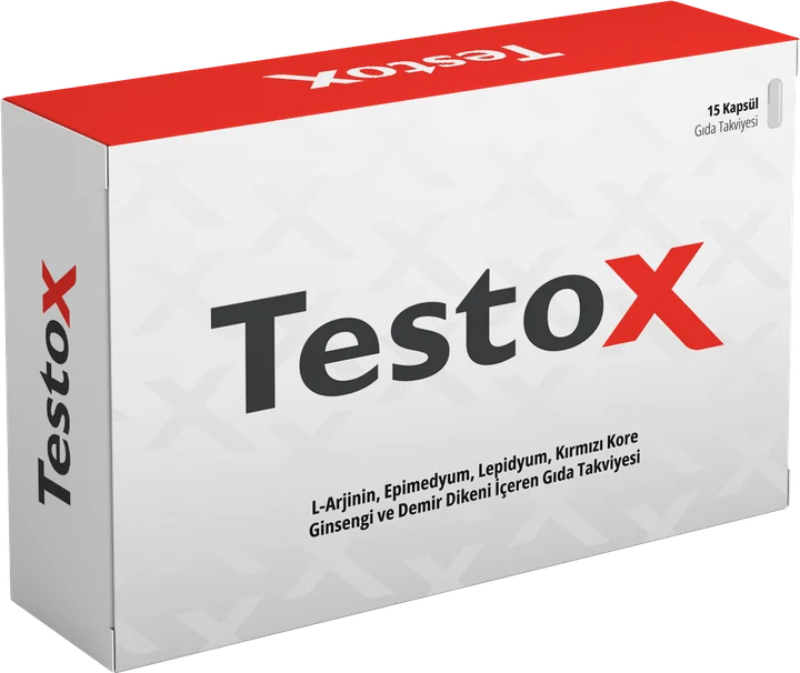 TestoX Kapsül ürün kutusu